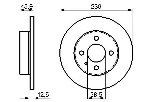 0 986 478 212 Brake disc