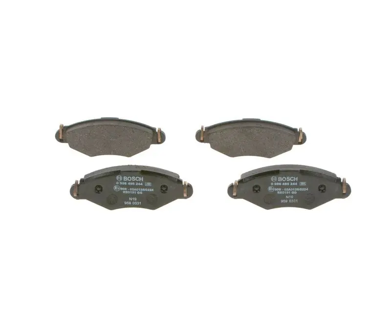 Bosch 0986495244 0 986 495 244 колодки дисковые