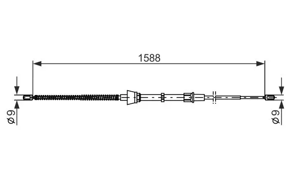 BOSCH 1987482266 Трос