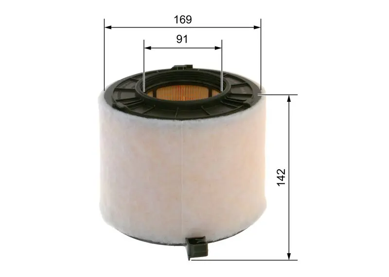 BOSCH F026400677 Фильтр. элемент возд