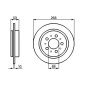 0986478042 Диски тормозные BOSCH
