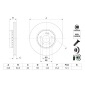 0986479H47 BOSCH Тормозной диск