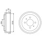 0986477186 Brake drum