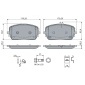 0986460146 BOSCH Комплект тормозных колодок,