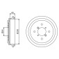 0986477188 Brake drum