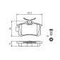 0986494518 Brake pad set, disc brake