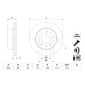 0986479E02 BOSCH Тормозной диск