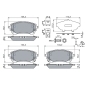 0986460149 Bosch Комплект тормозных колодок,