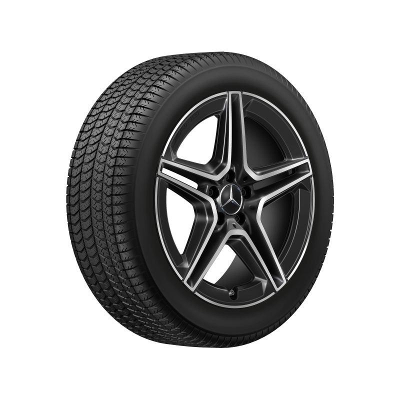 AMG Колеса зимние в сборе, 19 диаметр, GLA, GLB, дизайн с 5 двойными спицами