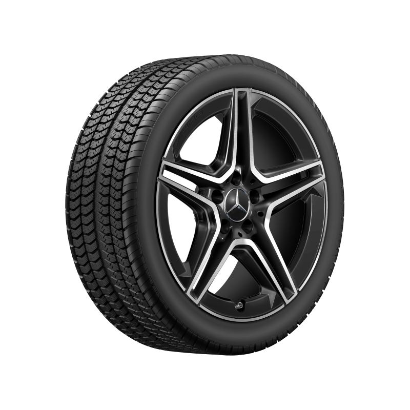 AMG Колеса зимние в сборе 18 диаметр, A-класс A35 AMG, дизайн с 5 двойными спицами