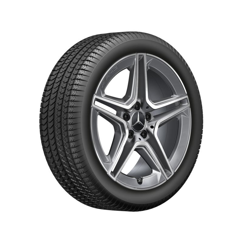 AMG Колеса зимние в сборе 18 диаметр, A-класс A35 AMG, дизайн с 5 двойными спицами