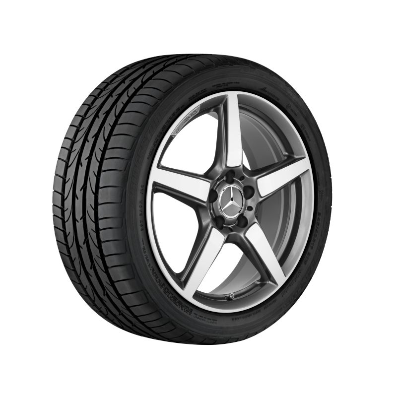 AMG 18 диаметр Колеса зимние в сборе, SLC / SLK R172, дизайн с 5 спицами