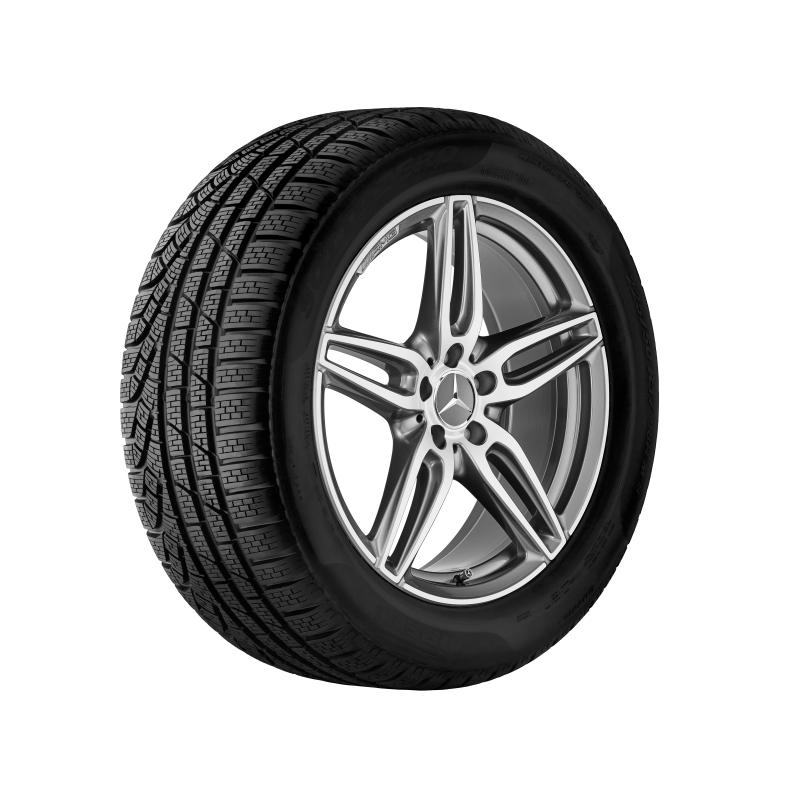 19 диаметр AMG Колеса зимние в сборе, E-класс 213, дизайн с 5 двойными спицами 
