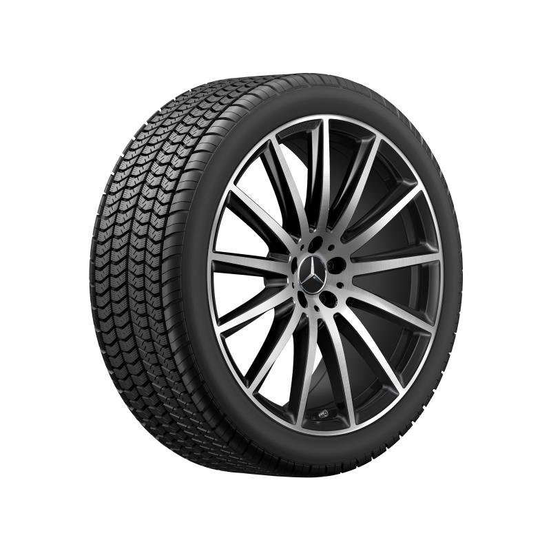 22 диаметр AMG Колеса зимние в сборе, GLS X167, Многоспицевый дизайн 