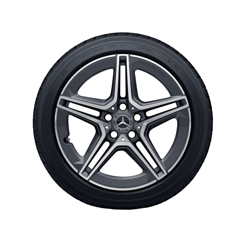A2054019600 7X44 18 диаметр AMG Легкосплавный диск, A класс, C класс, дизайн с 5 двойными спицами