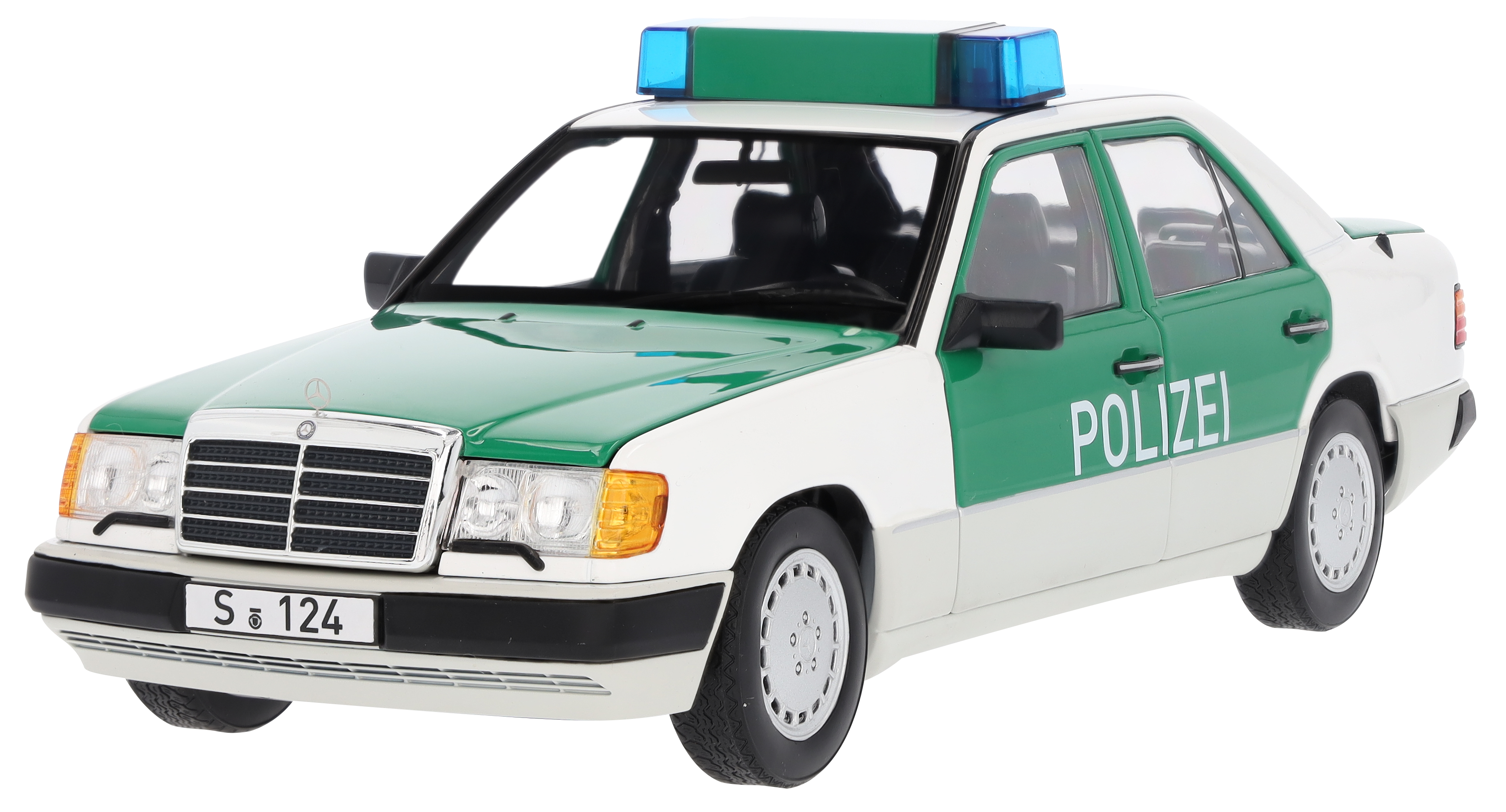  230 E W 124 (1989-1993), лимузин, полиция, 1:18 