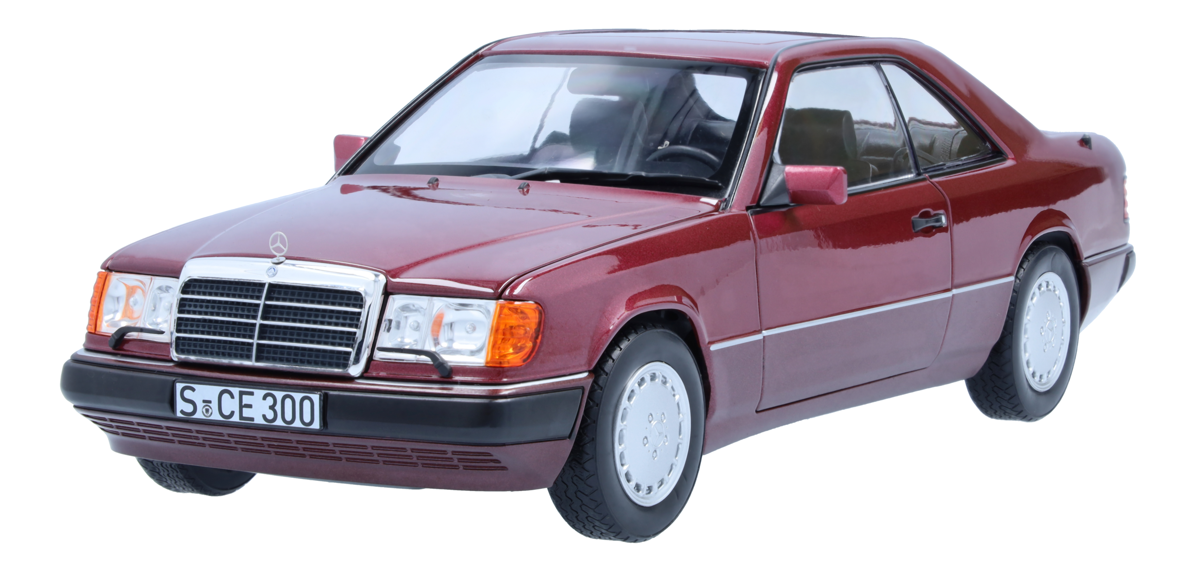  300 CE-24 Coupé C124 (1988-1992) красный, Norev, 1:18 