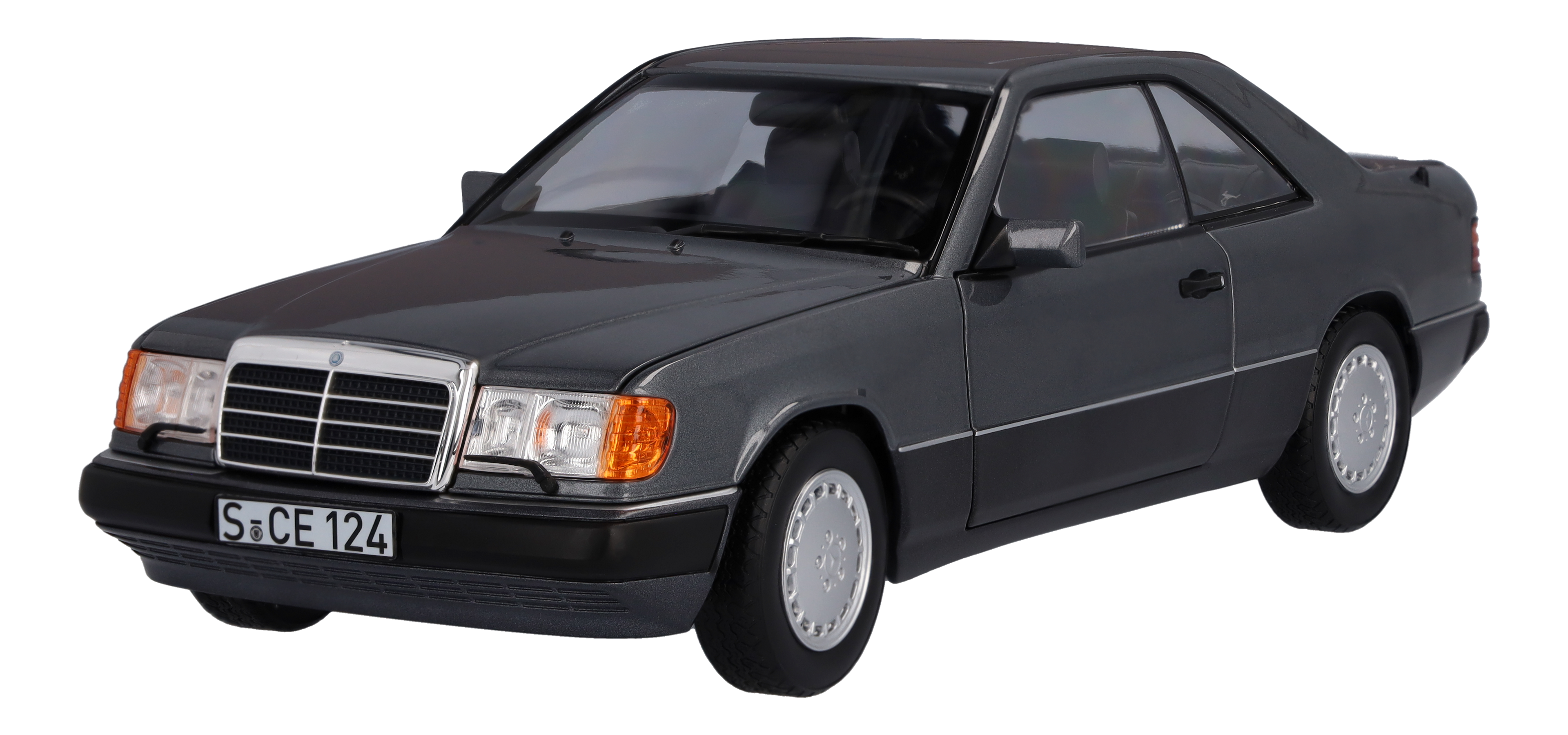  300 CE-24 Coupé C124 (1988-1992) жемчужно-серый, Norev, 1:18 