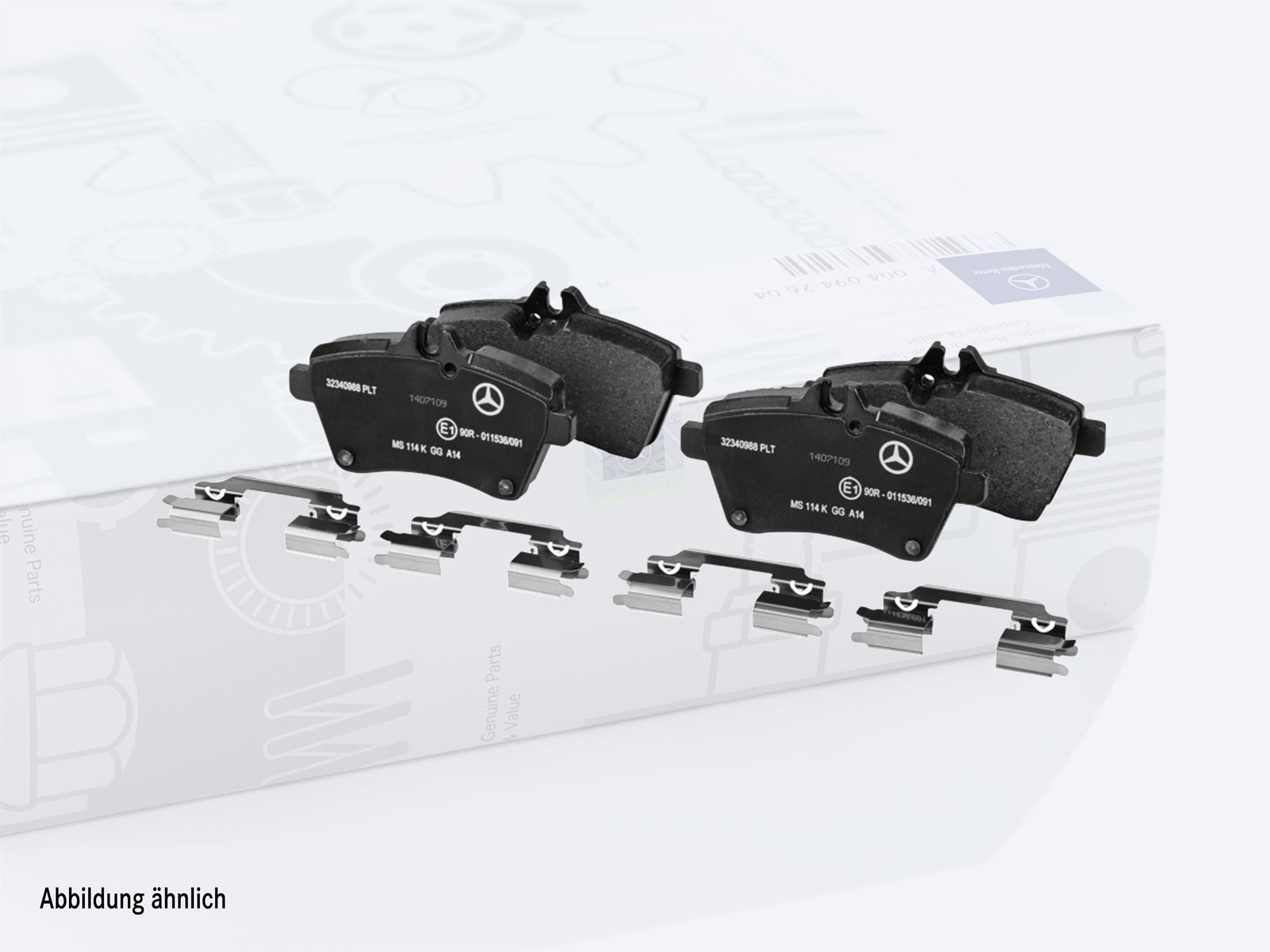 MERCEDES-BENZ A4634230110 Колодки тормозные, комплект