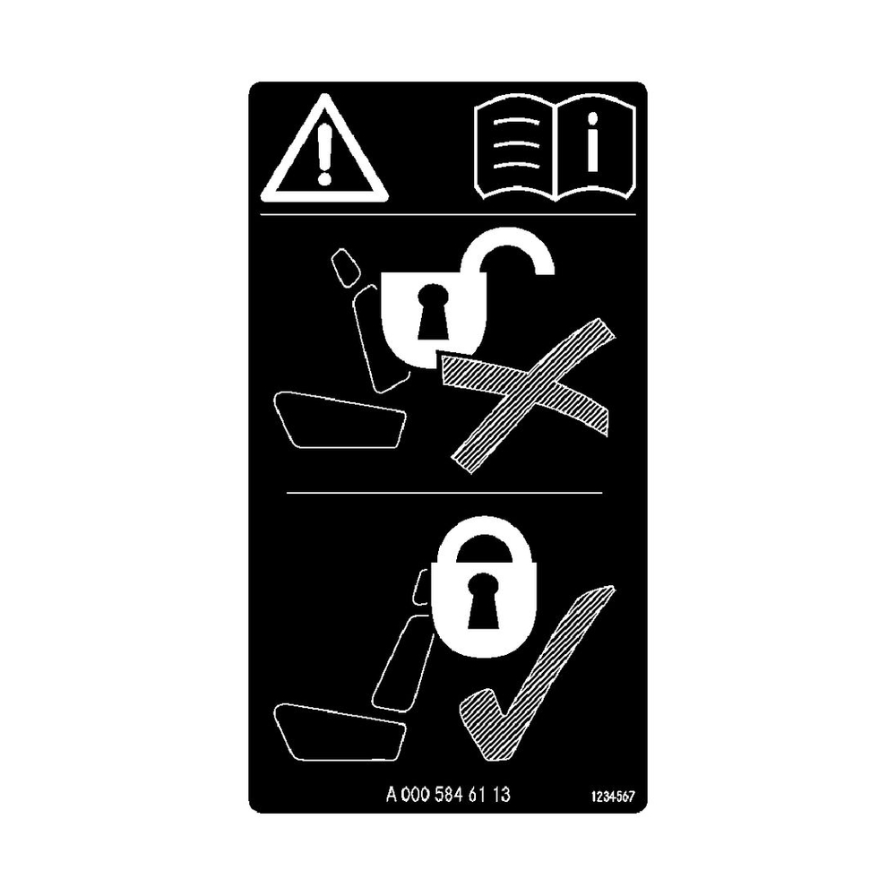 A0005846113 ТАБЛИЧКА ИНФОPМАЦИОННАЯ