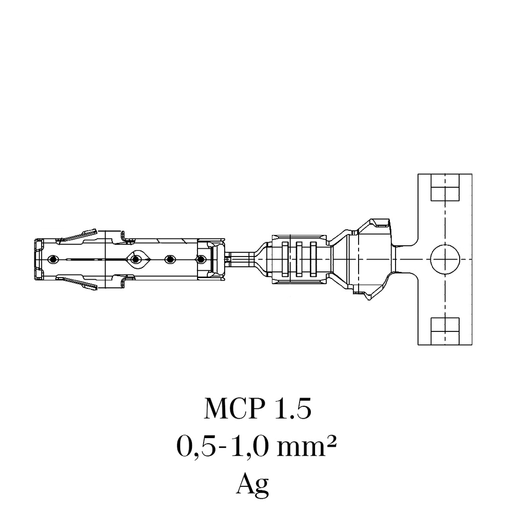 A0185453026 Штекер эл.