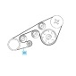 A012997759264 Клиновой ремень, A-класс W168, Vaneo 414