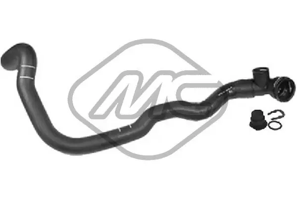 09528 METALCAUCHO ПАТРУБОК РАДИАТОРА VW