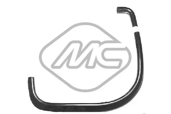 METALCAUCHO 07907 Radiator hose