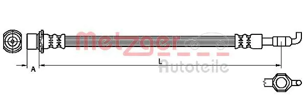 4110971 Тормозной шланг
