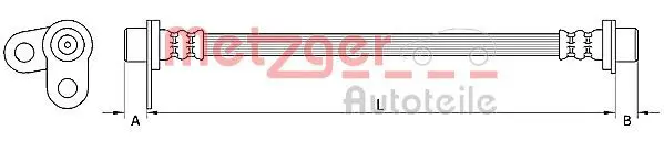 METZGER 4110747 Тормозной шланг