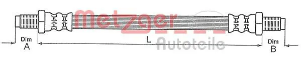 4112107 Brake hose