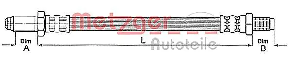 METZGER 4112219 Шланг сцепления