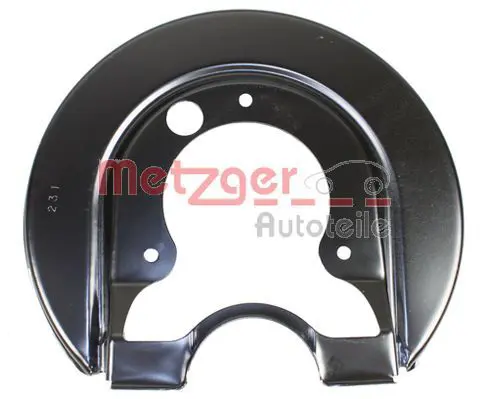 METZGER 6115206 Отражатель, диск тормозного