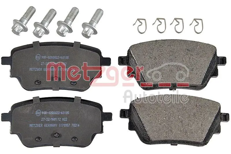 METZGER 1170957 Комплект тормозных колодок,