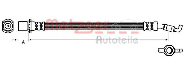 4110057 Тормозной шланг