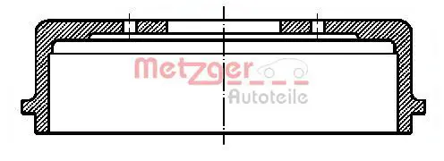 METZGER BT319 Тормозной барабан
