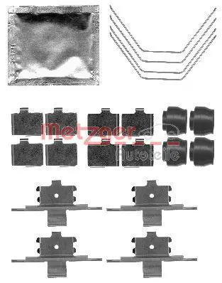 METZGER 1091791 Комплектующие, колодки