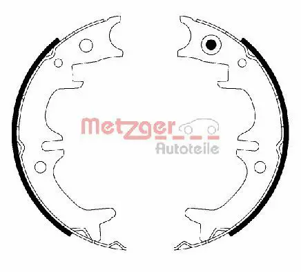 METZGER MG220 Комплект тормозных колодок,