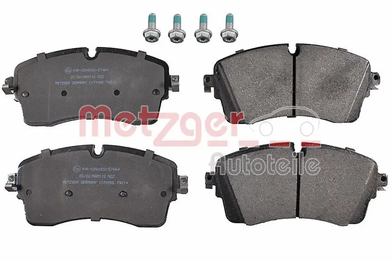 METZGER 1170985 Комплект тормозных колодок,