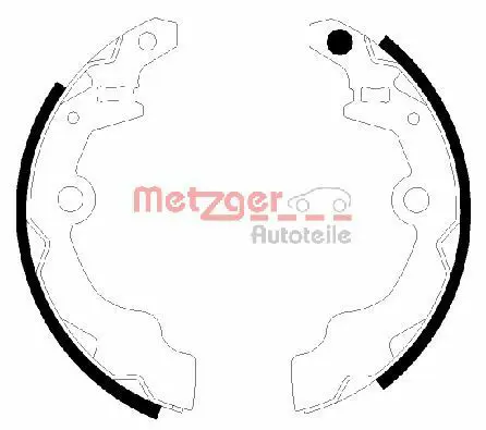 METZGER MG943 Комплект тормозных колодок