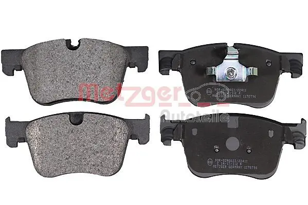 METZGER 1170796 Комплект тормозных колодок,