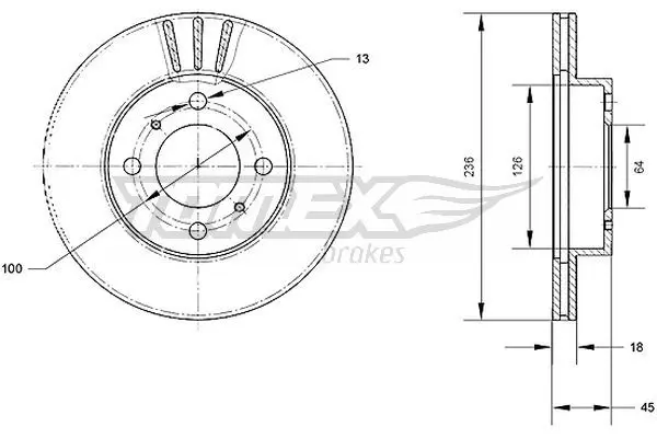 TX 70-98 Brake Disc