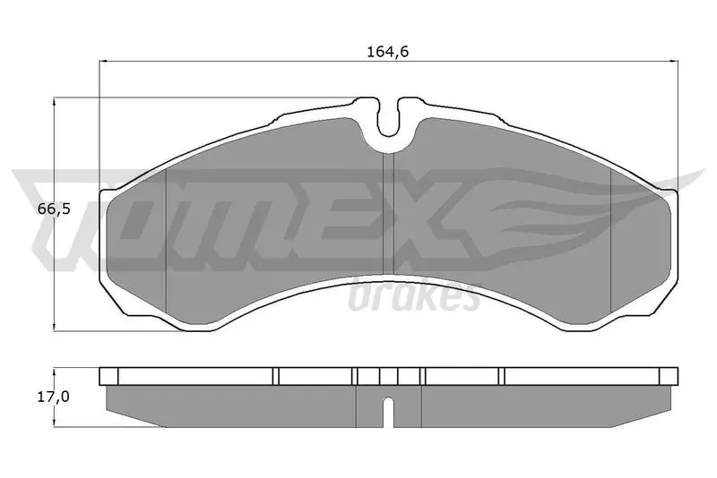 TOMEX Brakes TX1111 Комплект тормозных колодок,