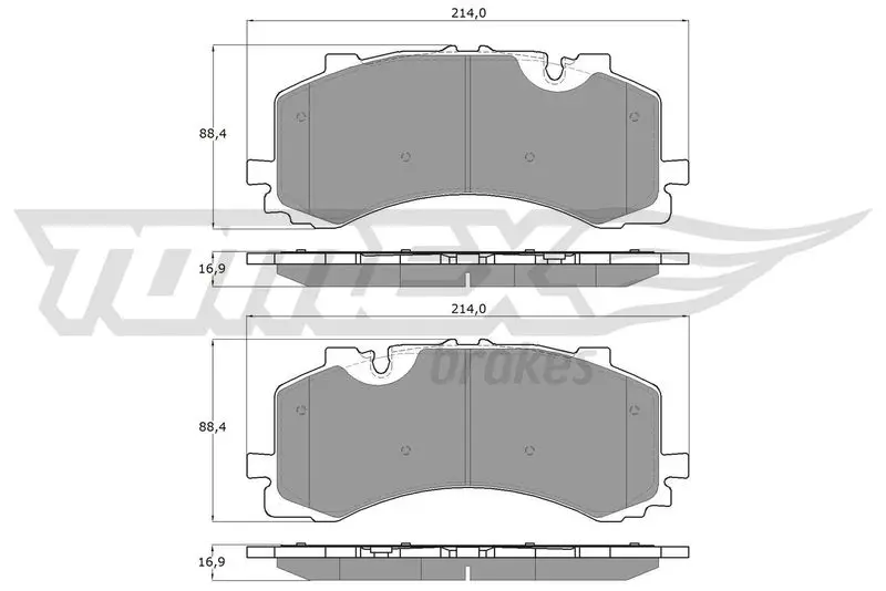 TOMEX Brakes TX1941 Комплект тормозных колодок,