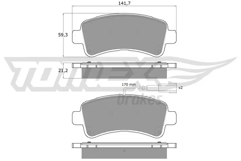 TX 18-11 Brake Pad Set, disc brake