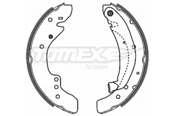 TOMEX Brakes TX2029 Комплект тормозных колодок