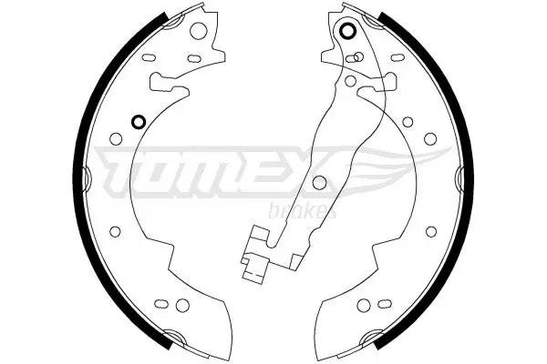 TOMEX Brakes TX2062 Комплект тормозных колодок