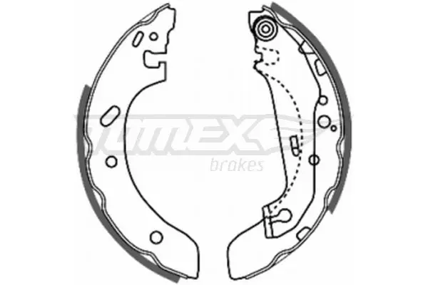 TOMEX Brakes TX2073 Комплект тормозных колодок