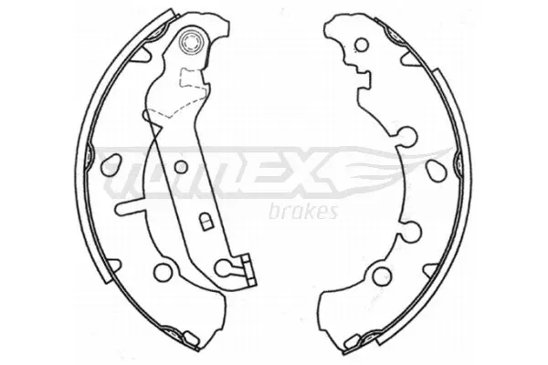 TOMEX Brakes TX2093 Комплект тормозных колодок
