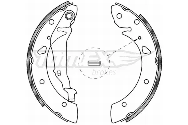 TOMEX Brakes TX2105 Комплект тормозных колодок
